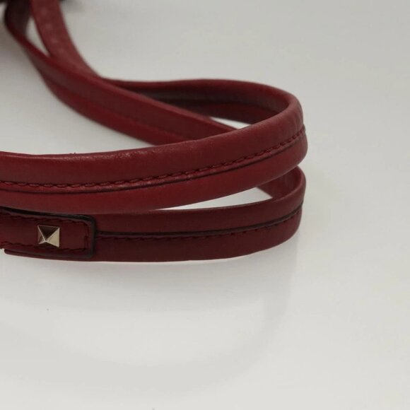 VALENTINO Backpack Leather Red Auth - Picture 8 of 16